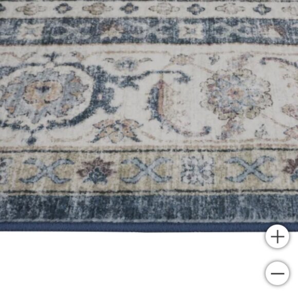 NEW! Wyatt & Ash Washable Indoor Area Rug, Geraldine 5'3" x 7'5" - Picture 6 of 6